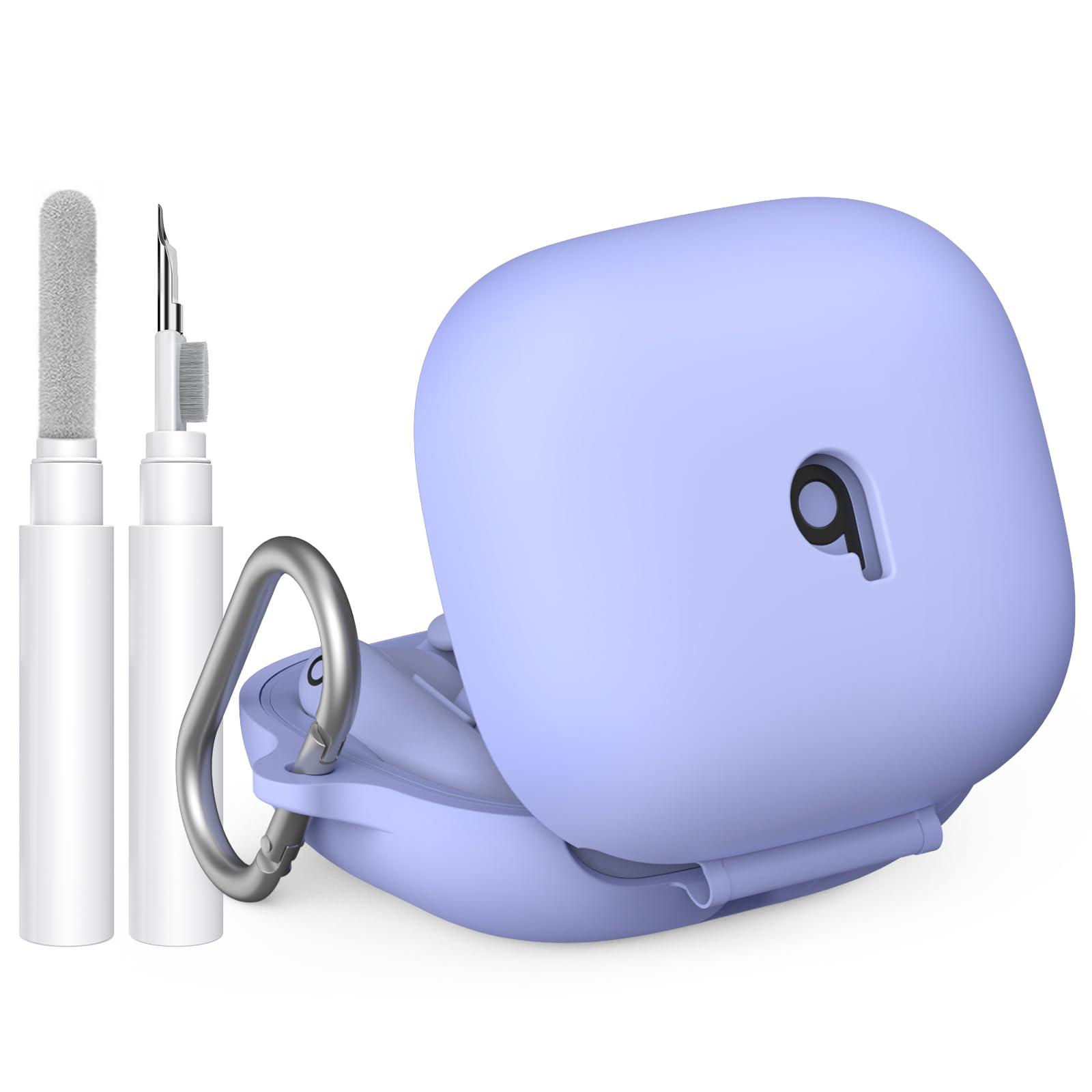 AhaStyle Silicone Case for Beats Powerbeats Pro 2 (2025) with Cleaning Kit & Carabiner [Top Logo Visible] Shockproof Full Protective Skin Case Cover