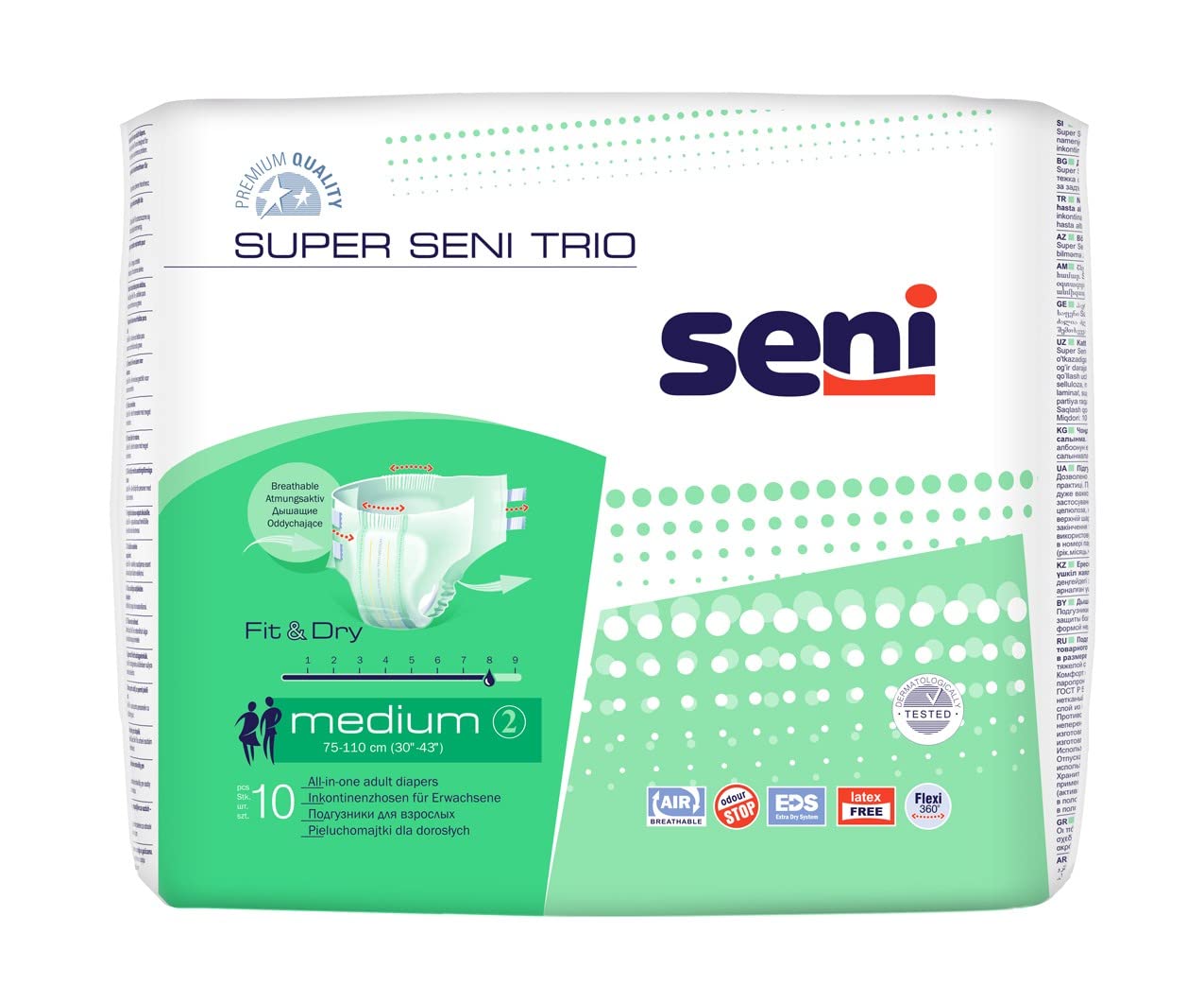 Karton Super Seni Trio Größe M 60 Stück