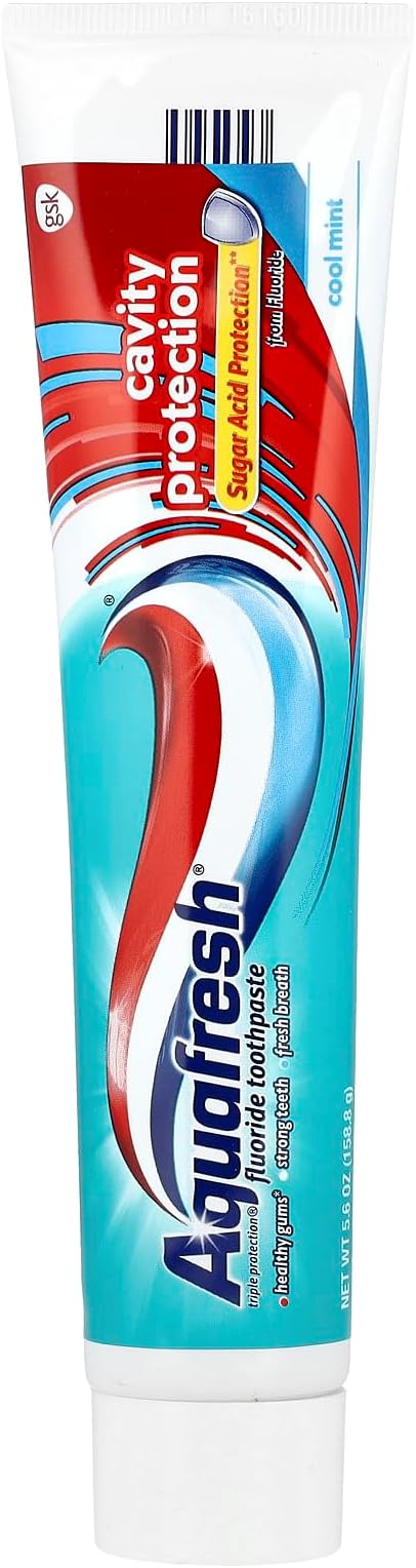 Cavity Protection Fluoride Toothpaste, Cool Mint 5.6 oz (Pack of 12)