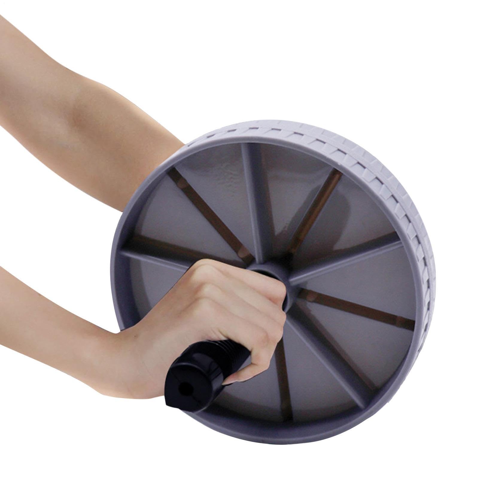 Roue abdominale – Rouleau d'exercice AB antidérapant pour entraînement de force abdominale, stabilité durable du haut du corps | Équipement d'entraînement robuste, routines de gym à domicile, outil