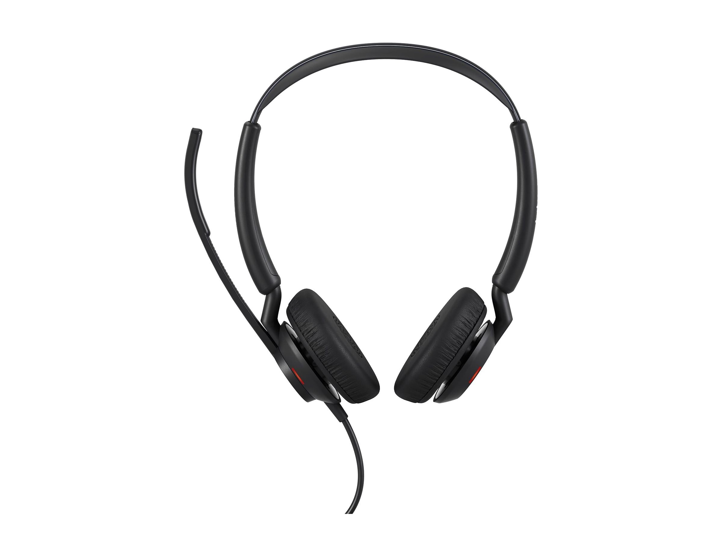 Jabra Engage 50 II - Micro-casque filaire stéréo avec contrôle d’appel Link - 3 micros à réduction de bruit, ultra-léger, USB-A - Certifié MS Teams, fonctionne avec toutes les plateformes - Noir