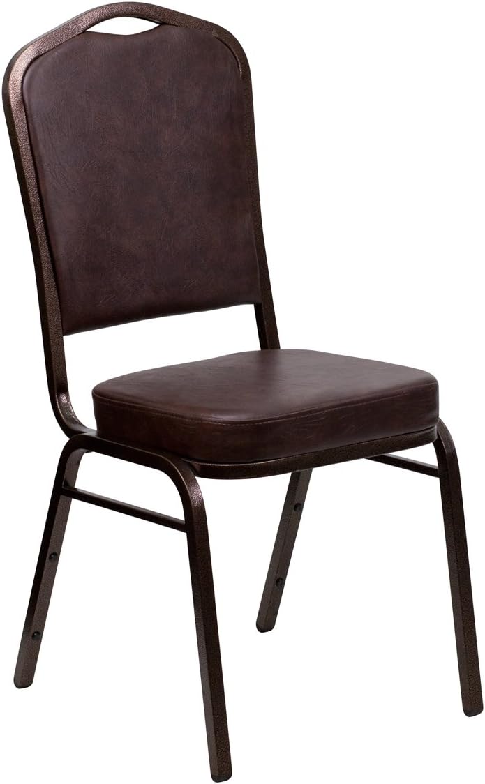 HERCULES Crown Back Folding Banquet Chair (4 Pack)