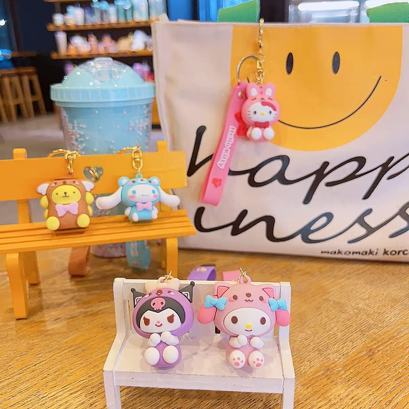 Miniatura 3 de friending events Lindos accesorios kawaii, llavero de anime, dijes de personajes de dibujos animados, llaveros para mujeres y niñas