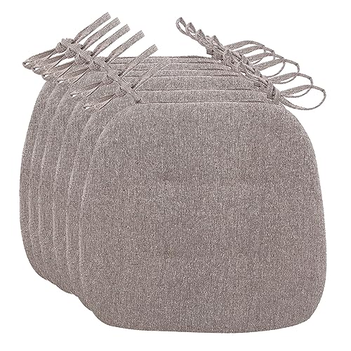 Coussin de chaise de table cuisine 43x41 lot de 6 lavable café