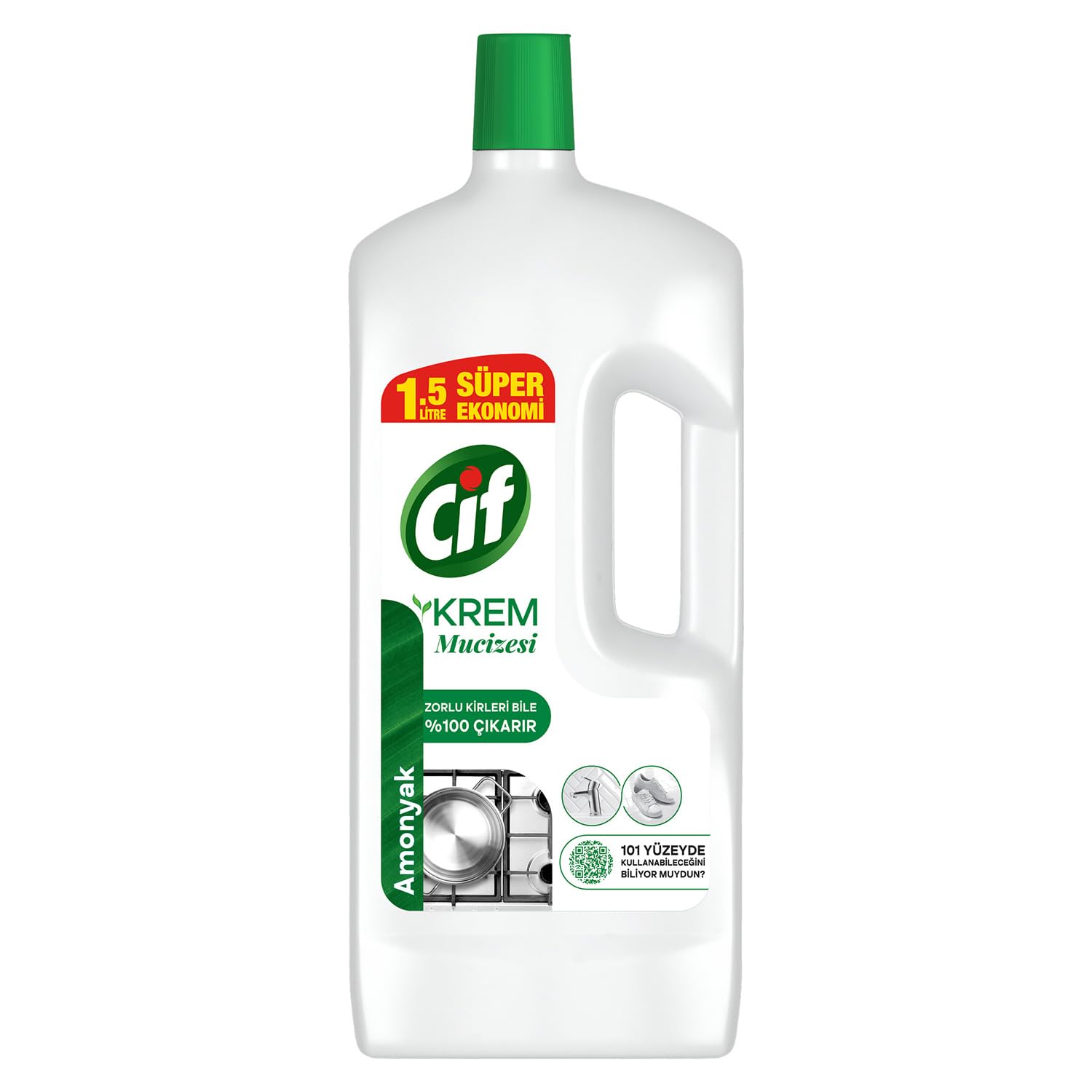 Cif Krem Mucize Yüzey Temizleyici Amonyak 1500 ml