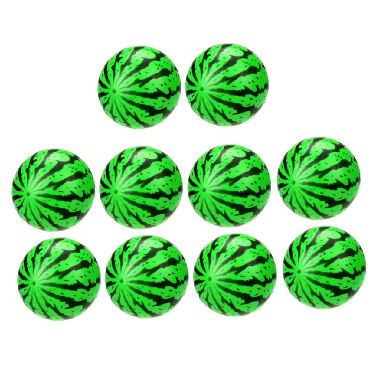 Kisangel 10PCS Watermelon Shape Inflatable Balls for for Plastic Balls for Beach Pool Lake Activities