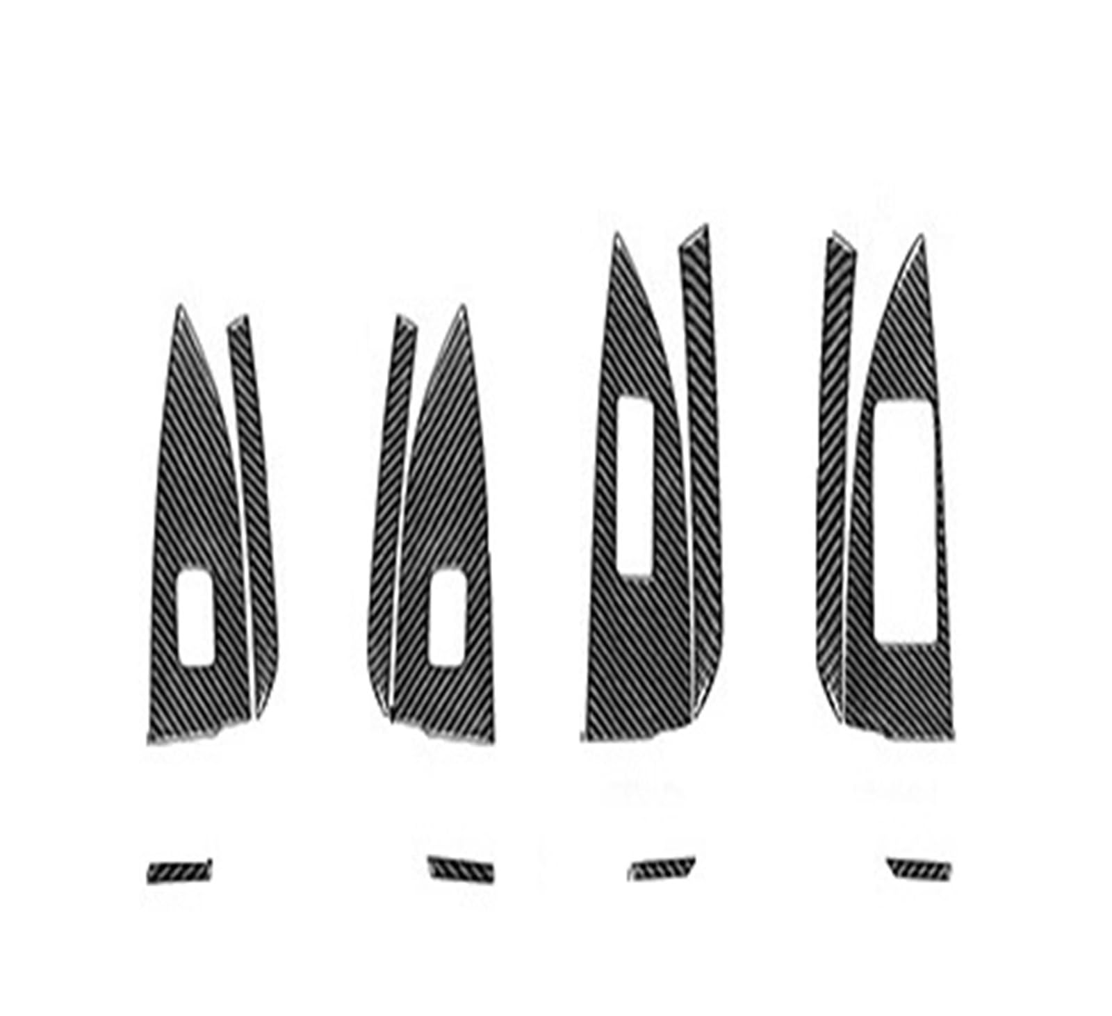Car Interior Trim for Subaru for Legacy for Outback 2010 2011 2012 2013 2014 Gear Shift Air Outlet Panel Set Car Interior Sticker Car Interior Decoration(Lift RHD)