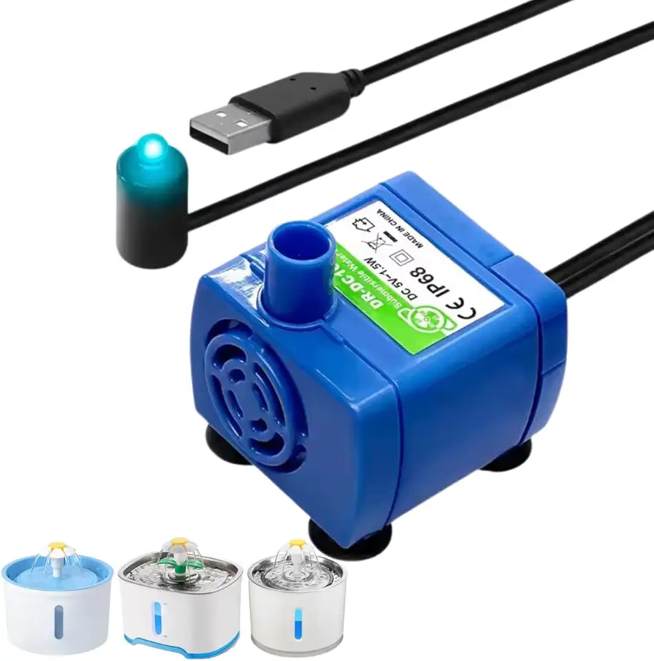 Bomba Submersa Fonte Água Para Bebedouro Automático Pet