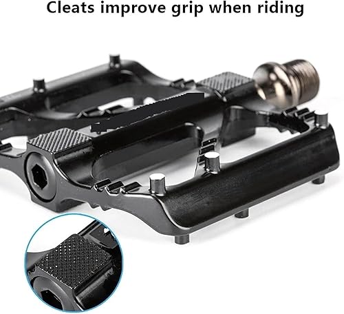 Miniatura 4 de Mountain Bike Pedals, Mountain 1 Pair Bicycle Pedal Aluminum Alloy Bearing for Mountain Road MTB Anti-Slip