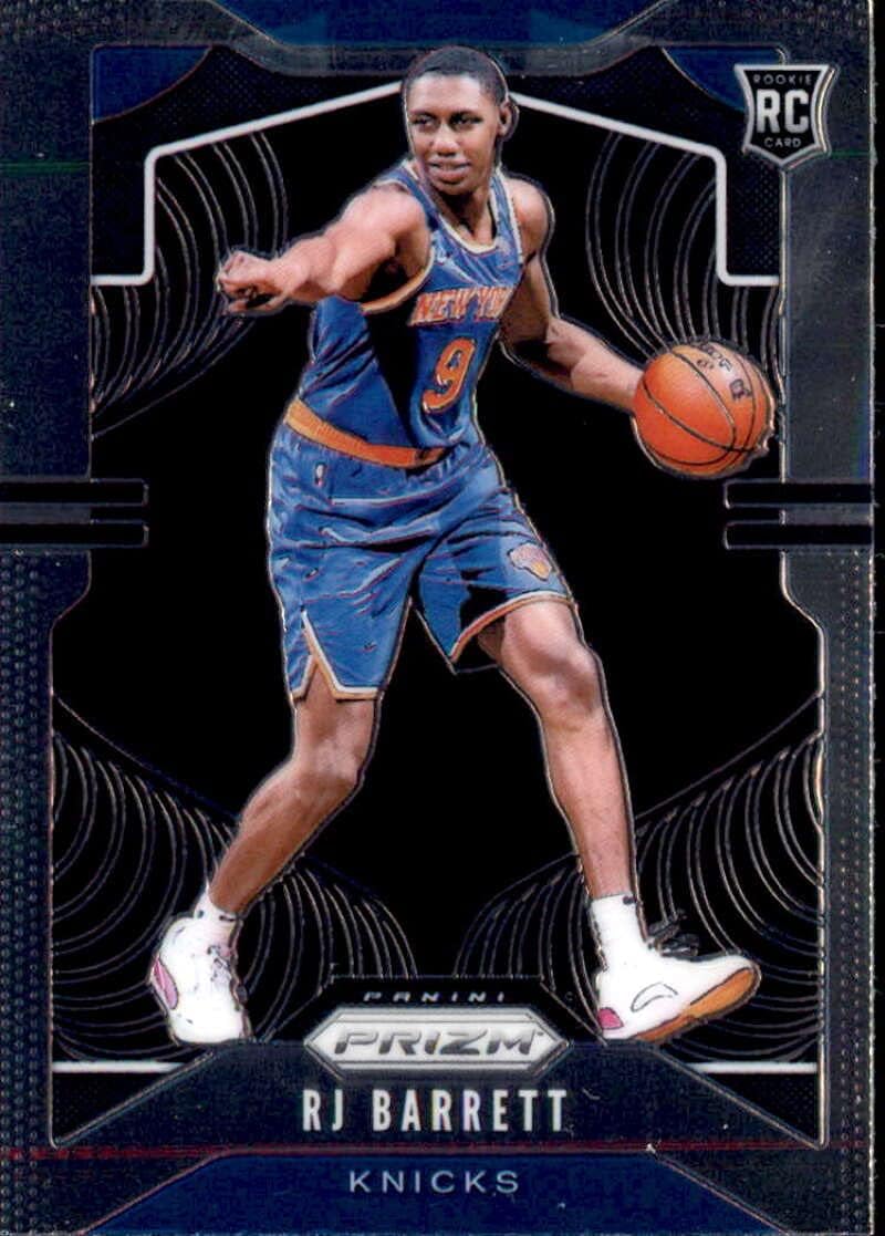 2019-20 Panini Prizm #250 RJ Barrett RC Rookie New York Knicks NBA Basketball Trading Card