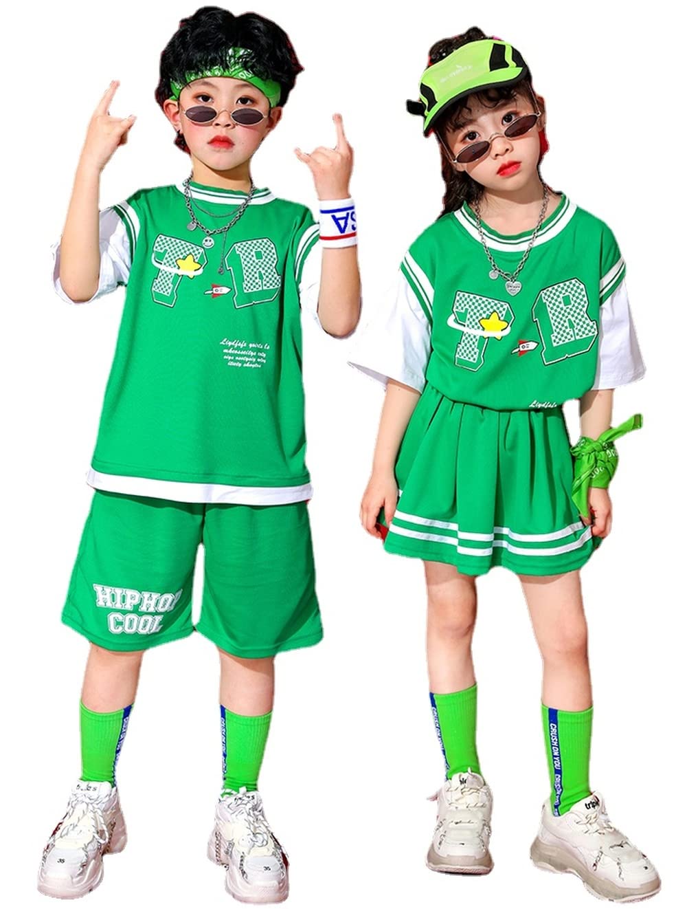 小学生　チア Amazon.co.jp: 子供の日 チアリーダー チアガールダンス衣装 キッズ ヒップホップ ストリート 小学生 幼児 スポーツ チア ジャズ  hihpop ダンスウェア コスチューム 発表会 子供服 応援団 団体服 練習着 舞台服 (男の子クリーン,120) : おもちゃ