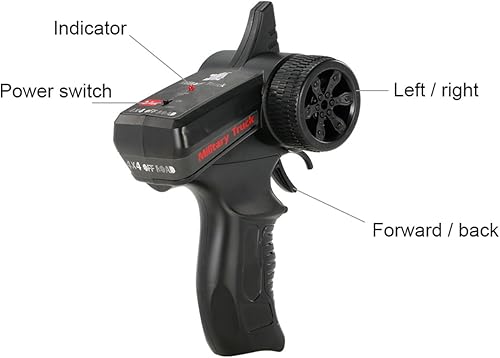 Miniatura 8 de The perseids RC Rock Crawler WPL C24 RTR 1/16 Camionetas color azul con luces LED 2.4 GHz 4 x 4 todoterreno RC Semi Camiones todo terreno, camión de