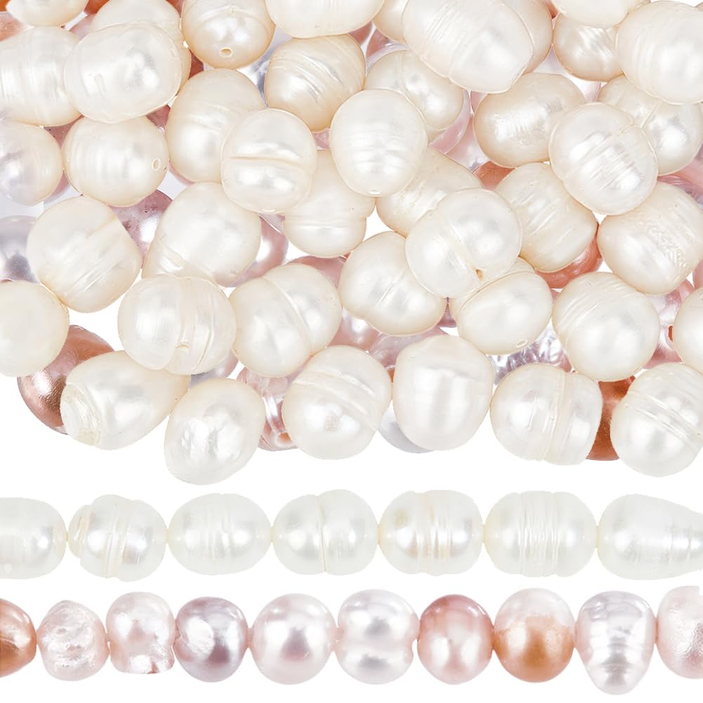 Photo 1 of SUNNYCLUE 1 Box 90~94Pcs Baroque Pearl Bead Freshwater Natural Cultured Pearls Round Irregular Mini Genuine Pearl Beads for Jewelry Making Supplies DIY Necklaces Bracelets Earrings Crafts