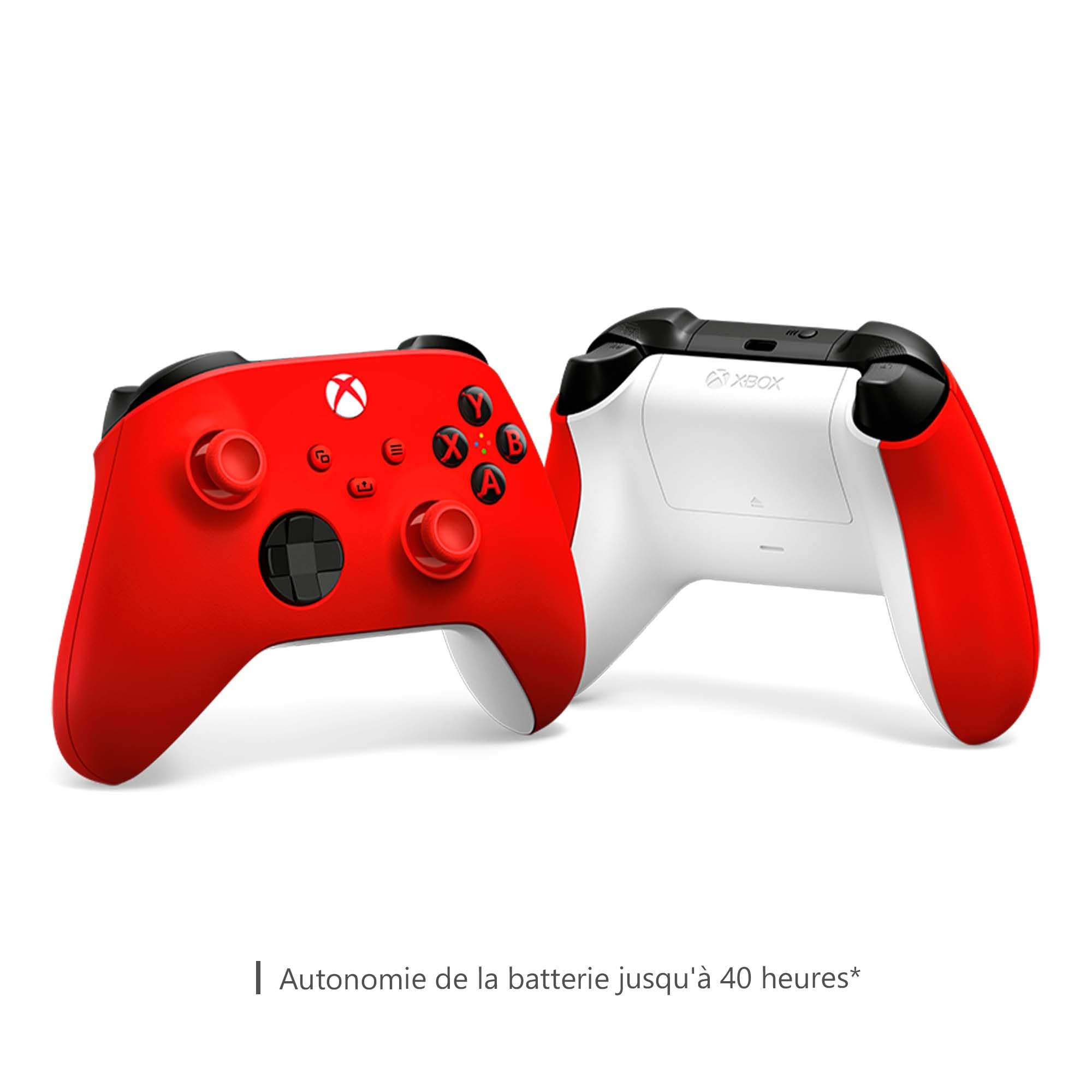 Xbox Manette sans Fil - Pulse Red One, Series X, Series S, Windows 10 & 11, Android et iOS