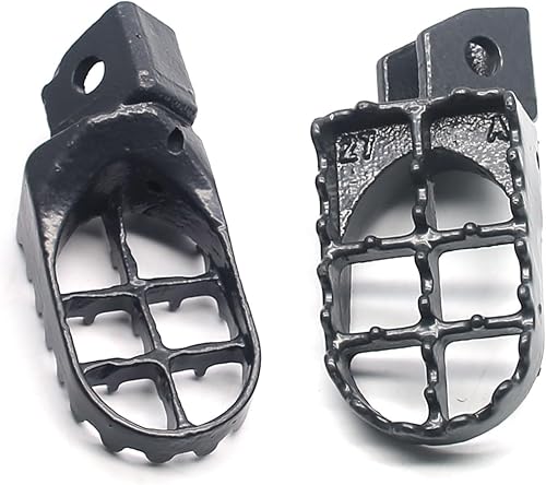 Miniatura 78 de MZS Estriberas de motocross anchas negras compatibles con KX250 KX450 KX250F KX450F KX250X KX450X CR125 CR250 CR250 CRF150R CRF250R CRF250 RALLY