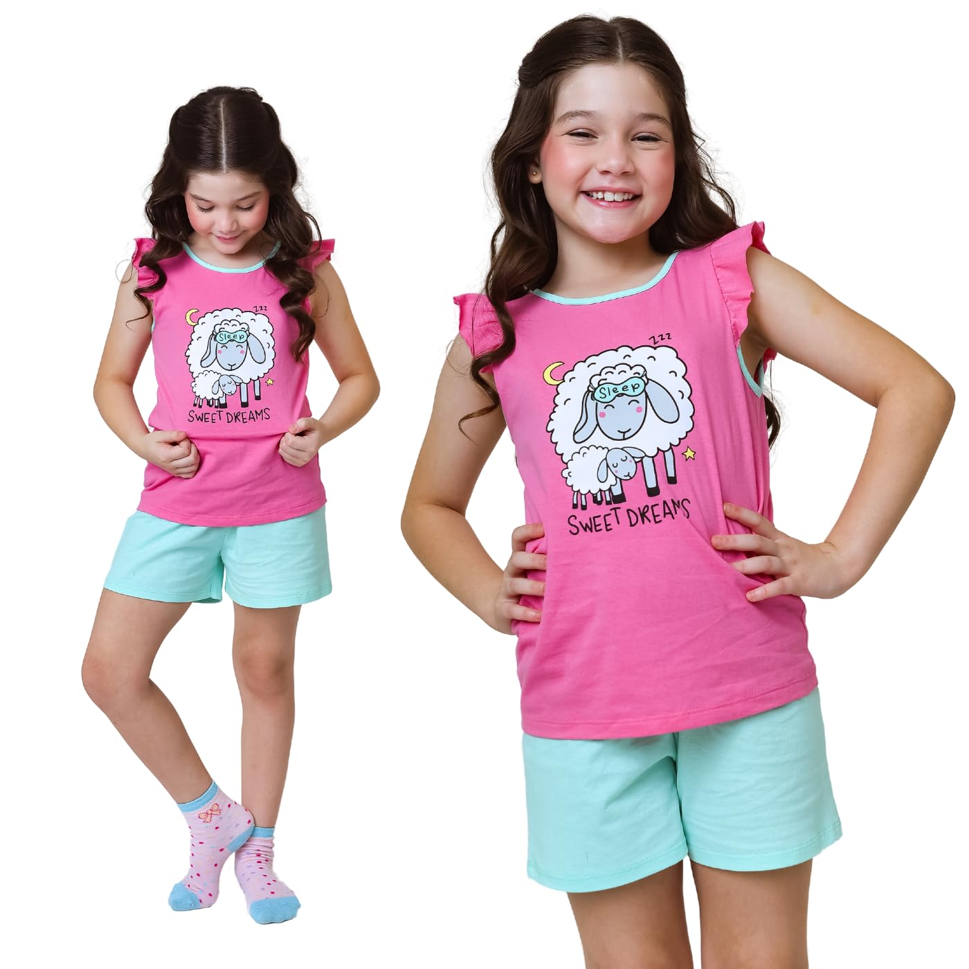 Conjunto Pijama Infantil Menino ou Menina Camiseta, Regata 100% Algodão Leve Fresquinho Verão Macio em promoção! Veja a oferta e mais achadinhos de Pijamas & Fantasias Infantis 5 Hoje é o melhor dia para comprar Conjunto Pijama Infantil Menino ou Menina Camiseta, Regata 100% Algodão Leve Fresquinho Verão Macio com aquele preço maroto! Promoção! Aproveite a oferta! 5