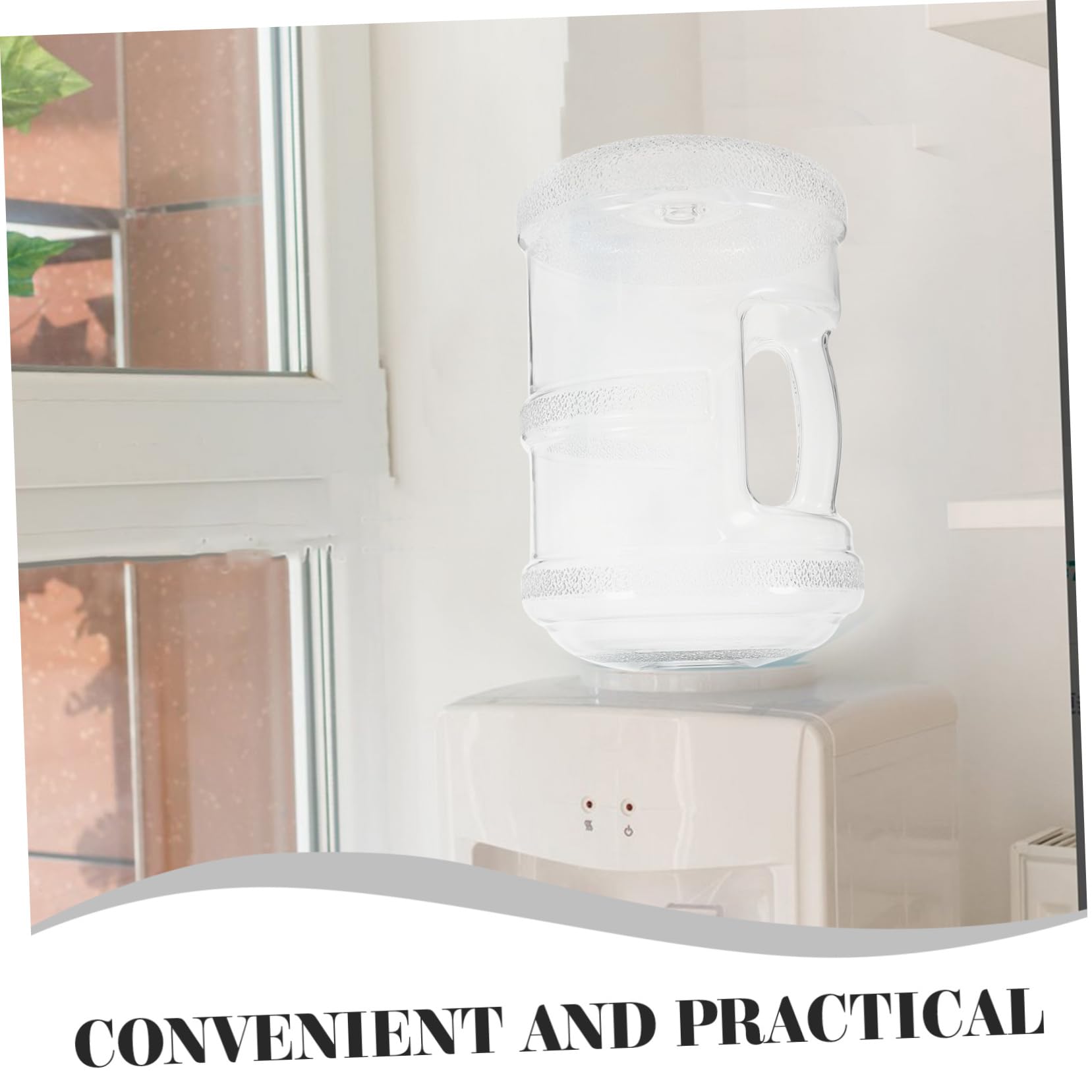 WOONEKY Wiederverwendbarer Wasserbehälter Tragbarer Wassertank für Camping Picknick Büro Zuhause Robustem PC Material mit Praktischem Tragegriff für Jede Gelegenheit