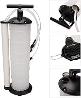 Vista 3 de TOM 7 litros cambiador de aceite Extractor de líquido de vacío Tanque manual de transferencia