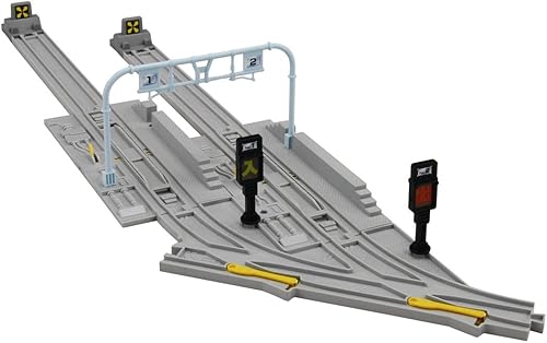 Takara Tomy Plarail J-24 base de vehículos (riel recto (gris) 2 "bolardo (gris) con dos)