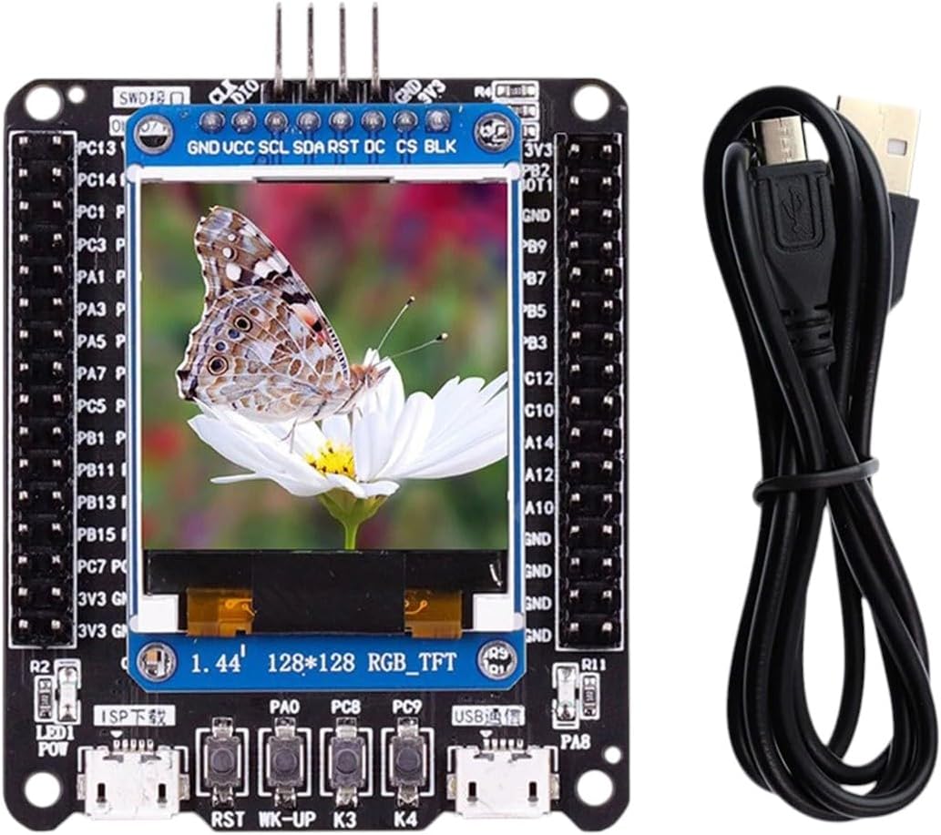 Type 3 | Stm32 Development Board 51 USaB T Port Stm32F103Rct6 Microcontroller 1.44 Inch LCD Display Screen Learning Board with Line New 2026 High for Reliable Electronic Component