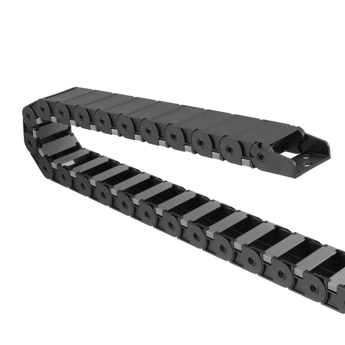 Chaîne porte-câble 18x37mm ouvrable pour éviter l'usure des fils de CNC