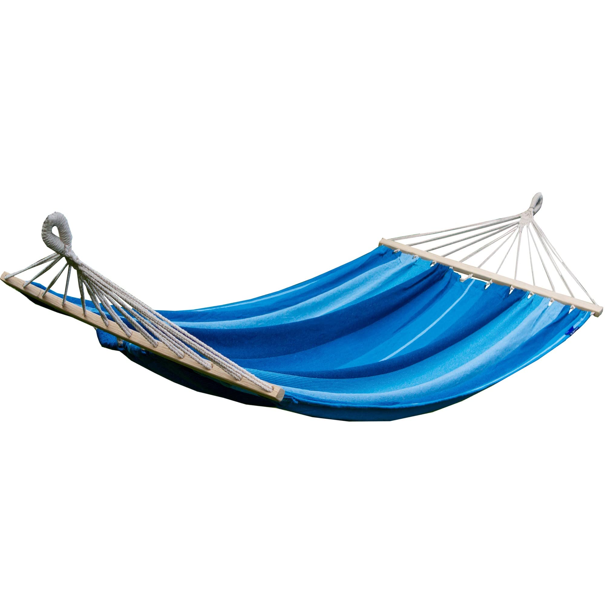 Hamac Potenza Acadia XL | pour 2 Personnes | Hamac 220x160 cm | Charge maximale 200 kg (Pacifique - Bleu)