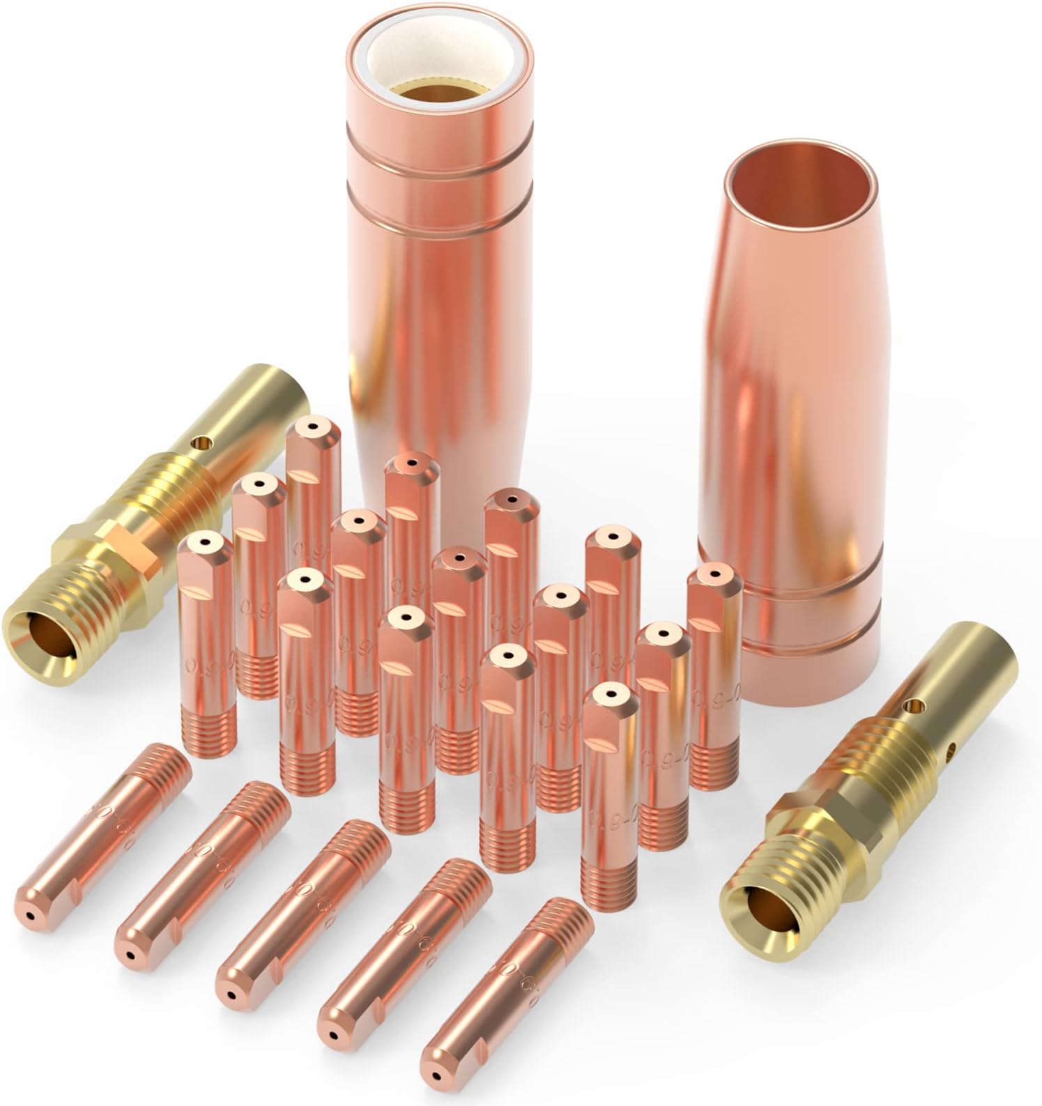 YESWELDER MIG Welding Gun Kit .035" Tip-Nozzle-Diffuser for Lincoln Magnum 100L and Tweco Mini/#1 (.035" Accessory Kit)