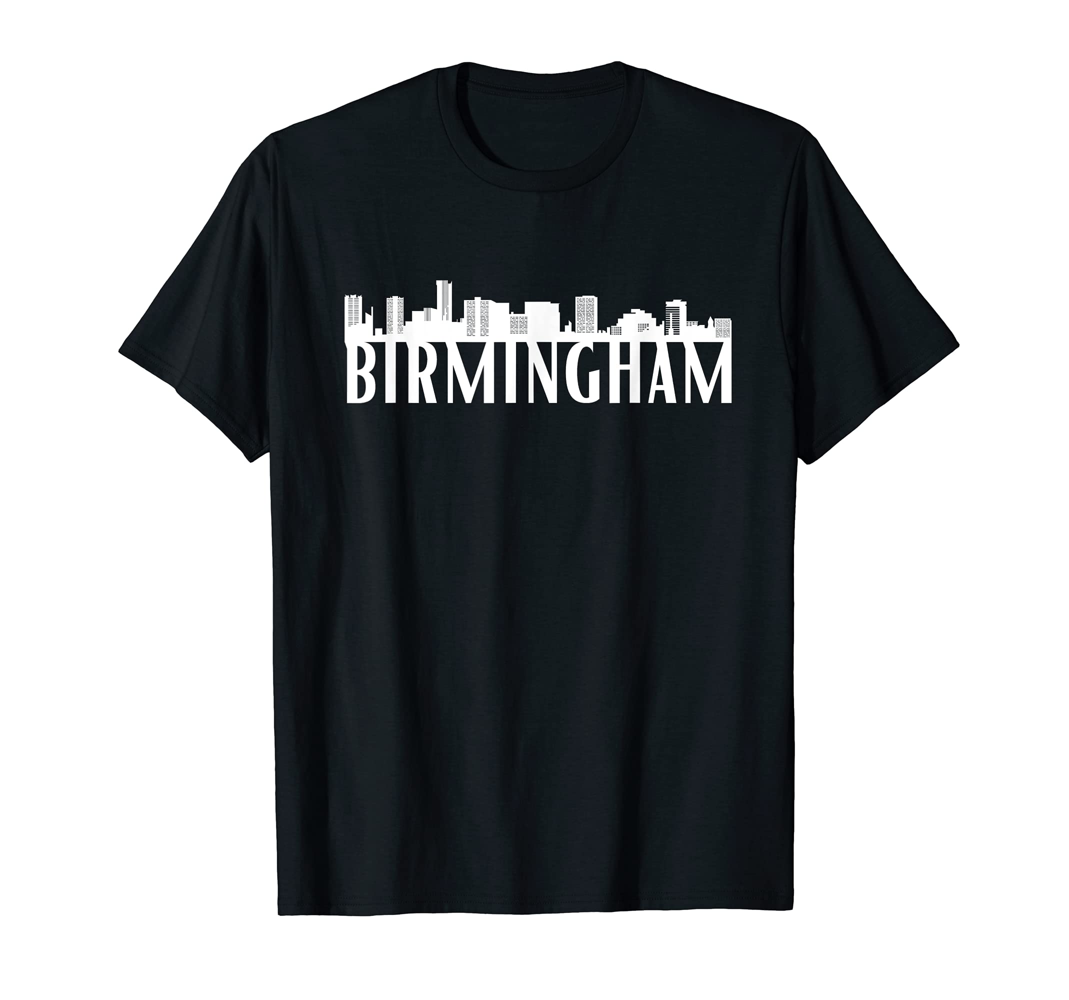 Birmingham City Skyline Silhouette England Britain GB UK T-ShirtOEKO-TEX STANDARD 100