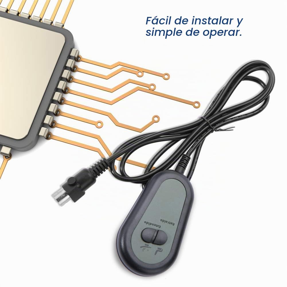 Interruptor de Control Manual, Control Remoto de 2 Botones Y 5 Pines para Sillón de TV, Elevador de Sofá Reclinable Eléctrico, para Sillones Reclinables Eléctricos Y Sillones Elevadores (5A)