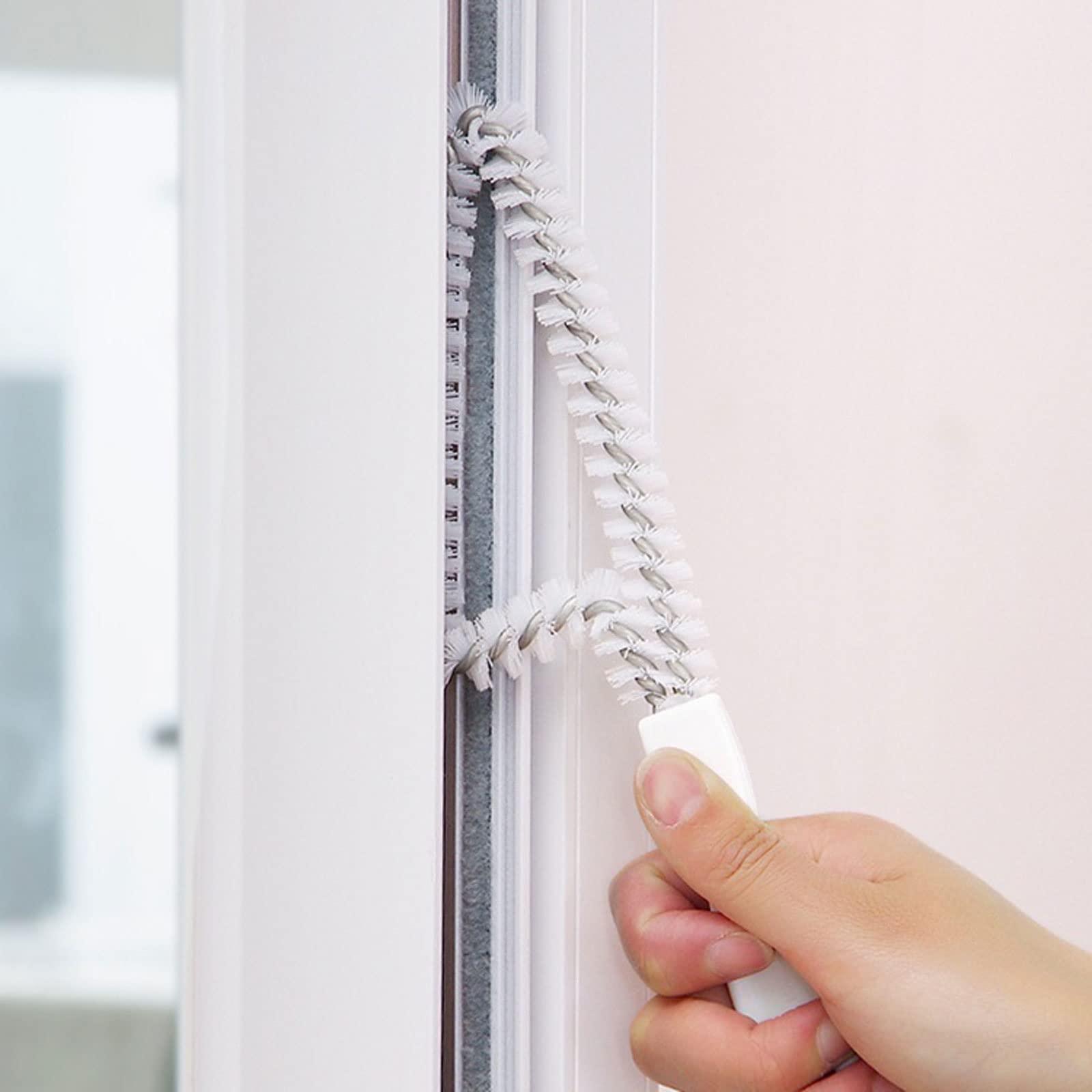 JINGYAN Cepillos de Limpieza Multipurpose Kitchen Bathroom Window Wash Station Flume Crevice Cleaning Brush Practical Clean Tool Products