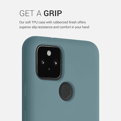 Miniatura 10 de kwmobile Funda compatible con Google Pixel 5 - Funda de silicona TPU con acabado suave - Rosa neón