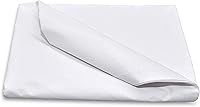 Vista 8 de Pacific Linens sábana encimera lisa, 1 pieza, mezcla de polialgodón, 200 hilos, calidad de lujo de hotel, elegante, transpirable y duradera