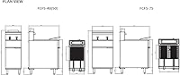 Vista 8 de KITMA 75LB Deep Fryer with 2 Frying Baskets/Stainless Steel Floor Fryers, Commercial Five Tube Burners Upright Fryer for Restaurant - Liquid Propane