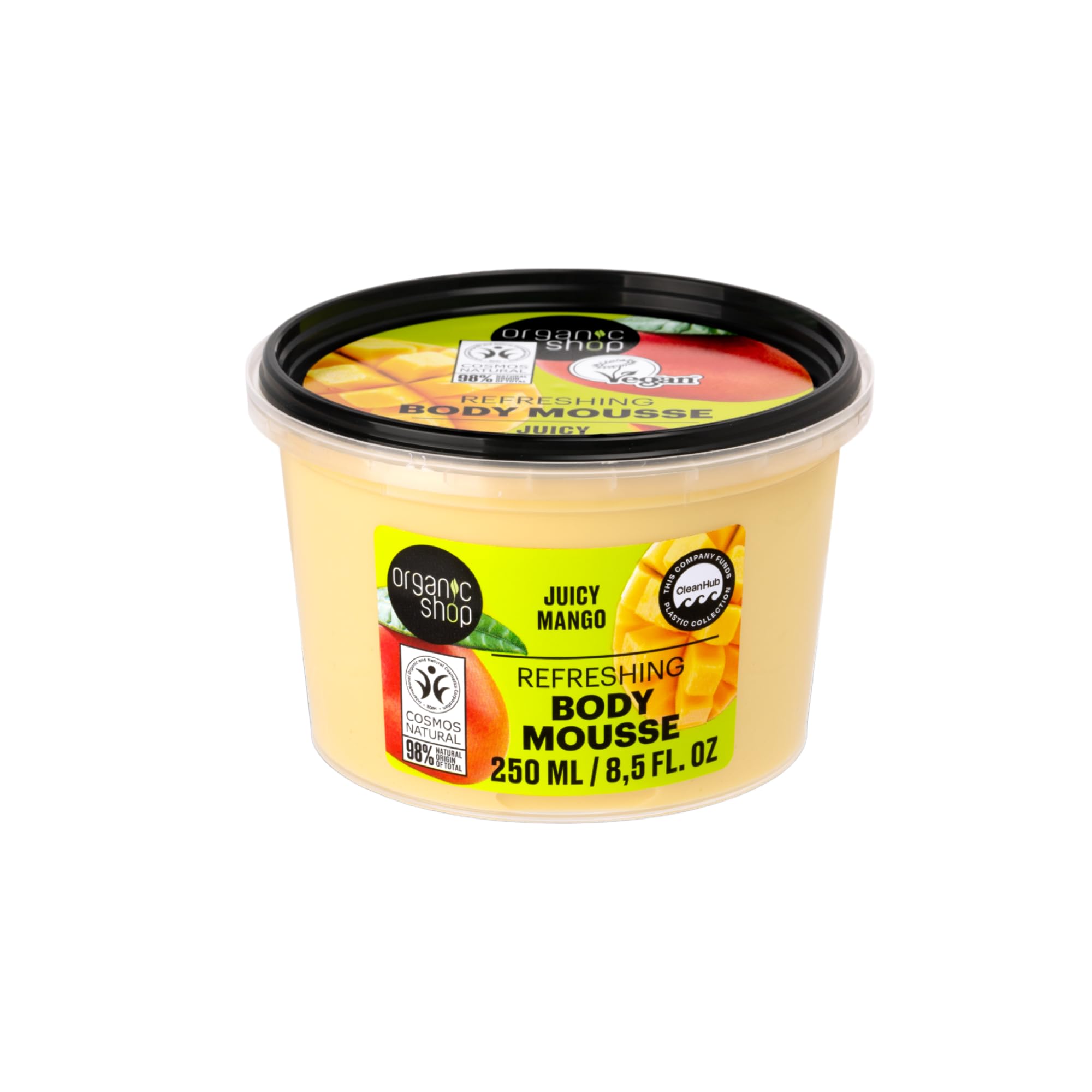 Organic Shop Body Mousse Refreshing Juicy Mango, 250 ml