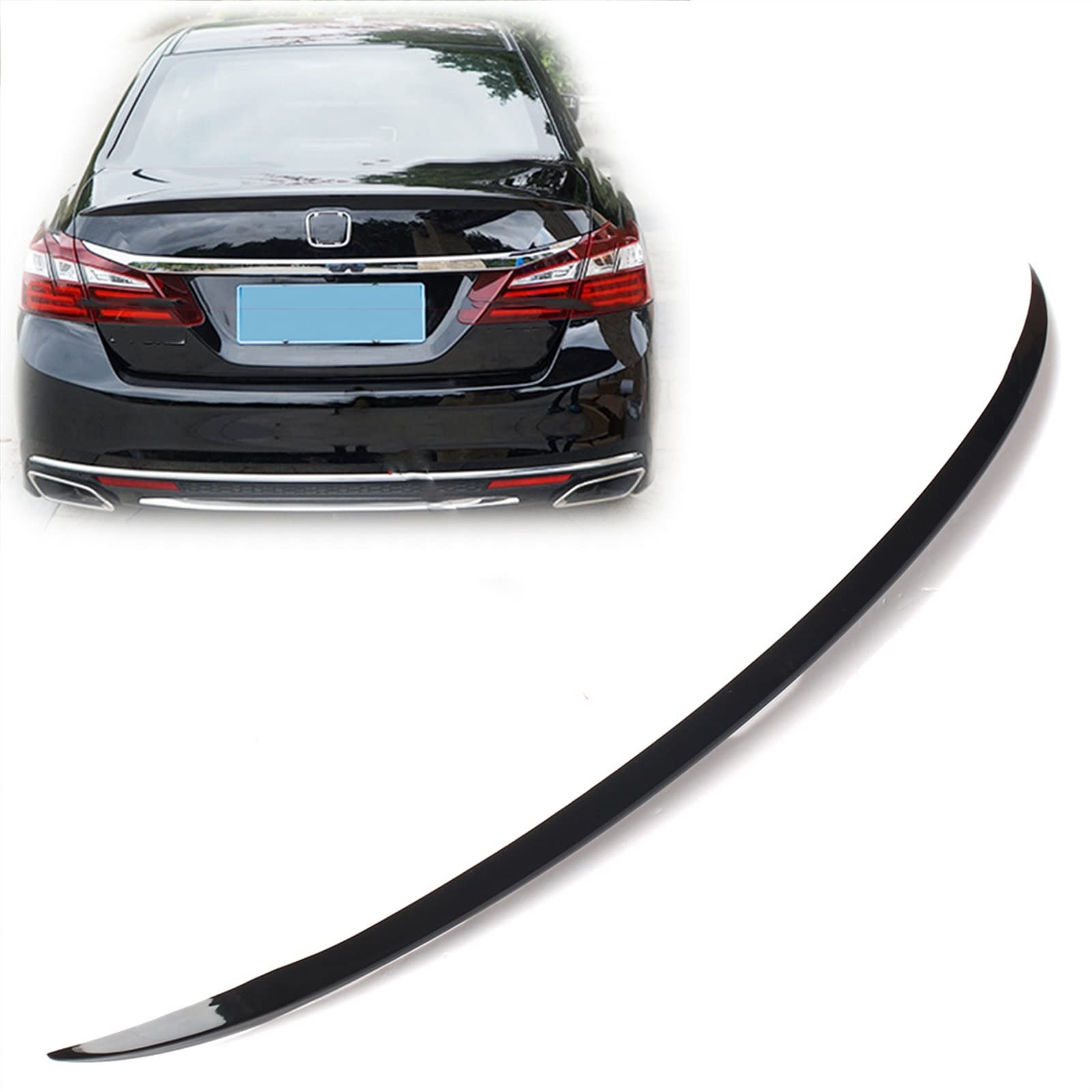 Aileron arrière de voiture coffre lèvre aile pour Accord 2013-2017