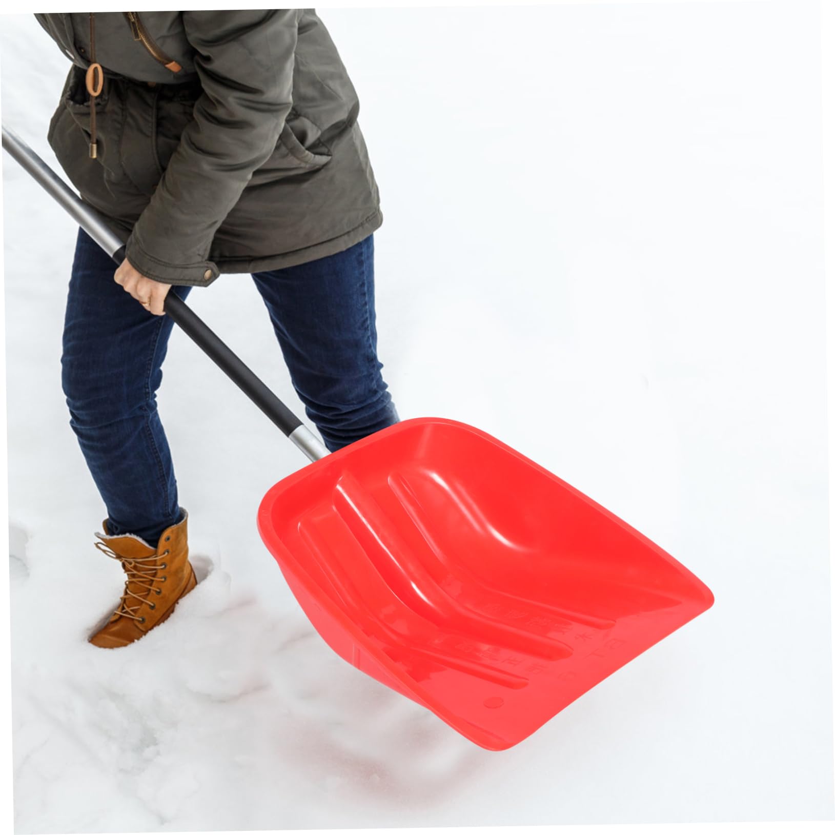 Garneck Plastic Shovel Head for Winter Heavy Duty Snow Scoop Shovel for Removal
