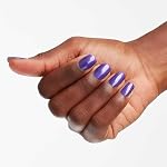 OPI Nail Lacquer Purple With a Purpose | Opaque Dark Purple Shimmer Chip Resistant Nail Polish | Fast Drying, Streak Free