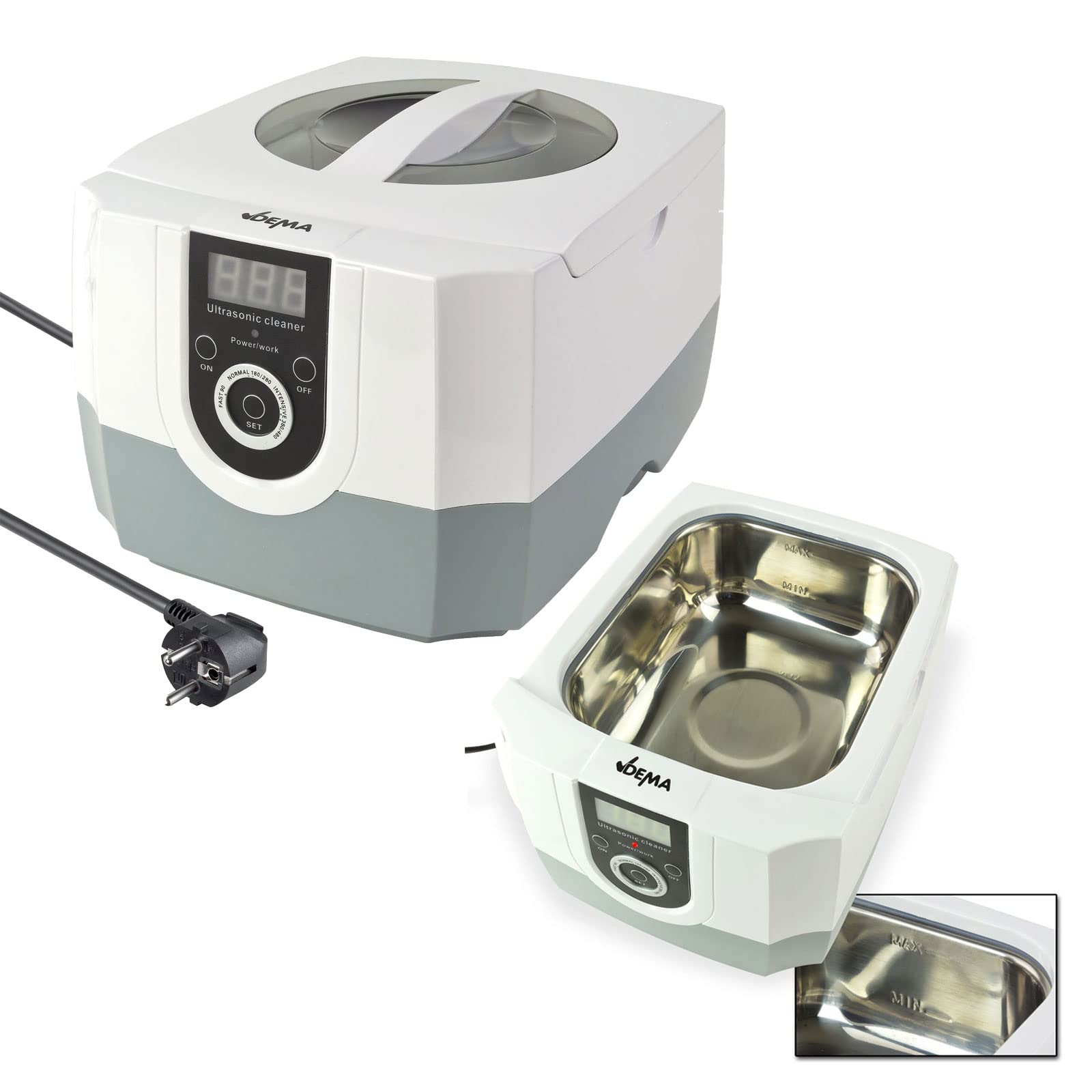 DEMA Ultraschallreiniger 1,4 L 70 W – Ultraschall Reinigungsgerät, Ultraschallbad, Ultraschallgerät, Reinigungsbad – präzise, leistungsstark, langlebig – Werkstatt, Schmuck, Brillen, Elektronik