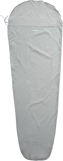 Trespass Slumber, Grey, Sleeping Bag Liner 225cm x 80cm x 50cm, Grey