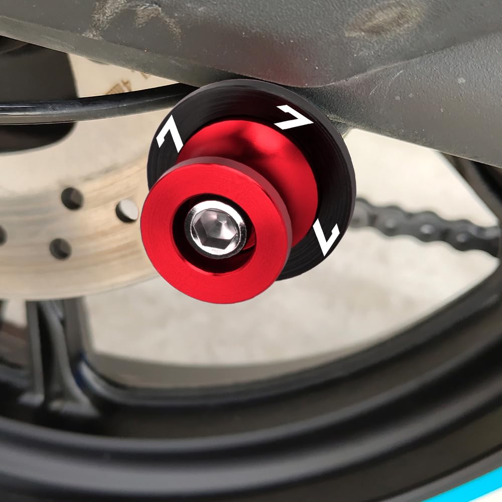 Supporto per paddock M6 Bobbins Tracer 7 2016-2023 GT 2019-2023 rosso