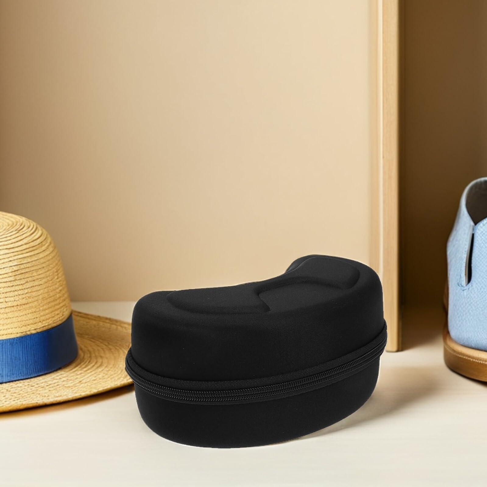 VALICLUD Borsa Per Occhiali Sunglasses Scatole Per Bicchieri Custodie Per Occhiali Custodia Rigida Per Occhiali Da Sole Display Contenitori Scatole Per Occhiali Da Neve Eva Black