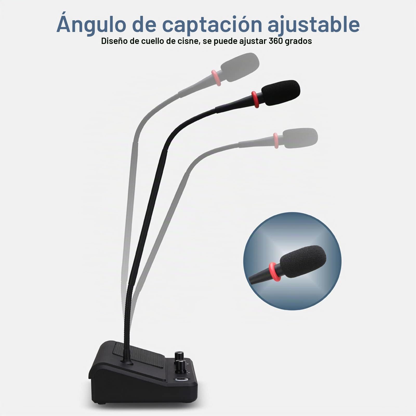 Intercomunicador de Ventana, Altavoz de Doble Vía, sin Interferencias de Ruido, Micrófono de Intercomunicador de 2 Vías para Oficina Gubernamental, Ventanilla de Boletos, Oficina(UE. Enchufe)
