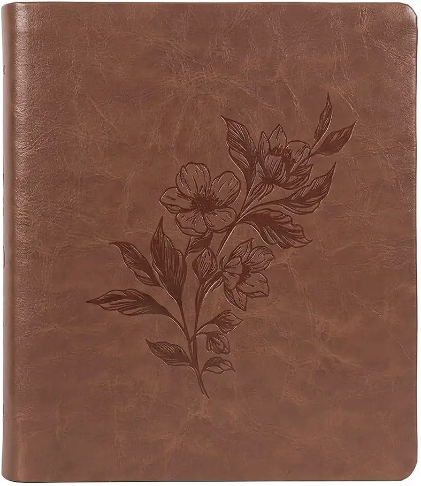 Bíblia Sagrada Leia e Anote Flor do Campo | NVI | Letra Grande | Capa Luxo Fendi
