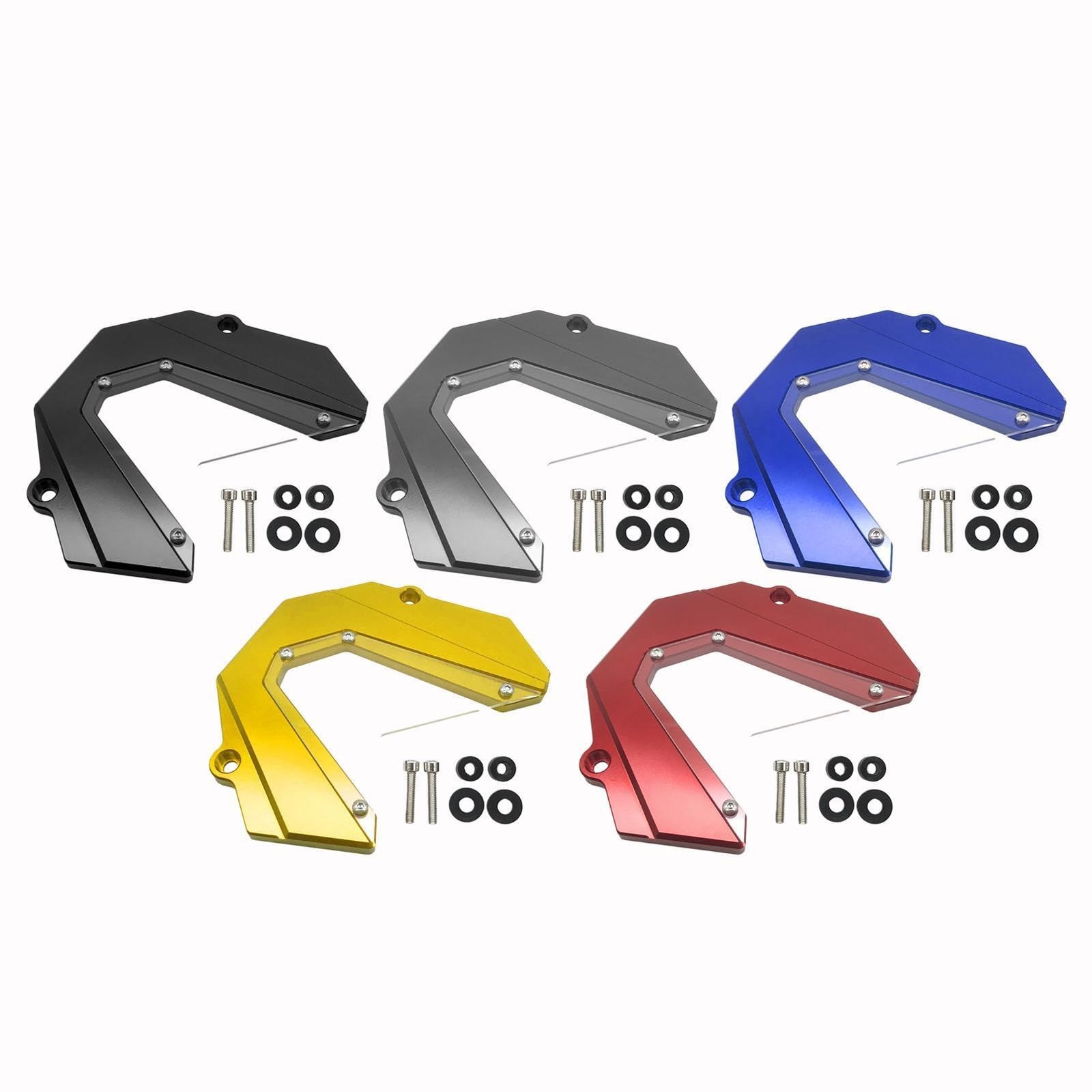 Motocyklowego Łańcucha Ochraniacz Do MT-09 FZ09 MT09 FZ-09 | Osłona łańcucha przedniej zębatki Trwałe części dekoracyjne Oszczędność motocykla(Black)