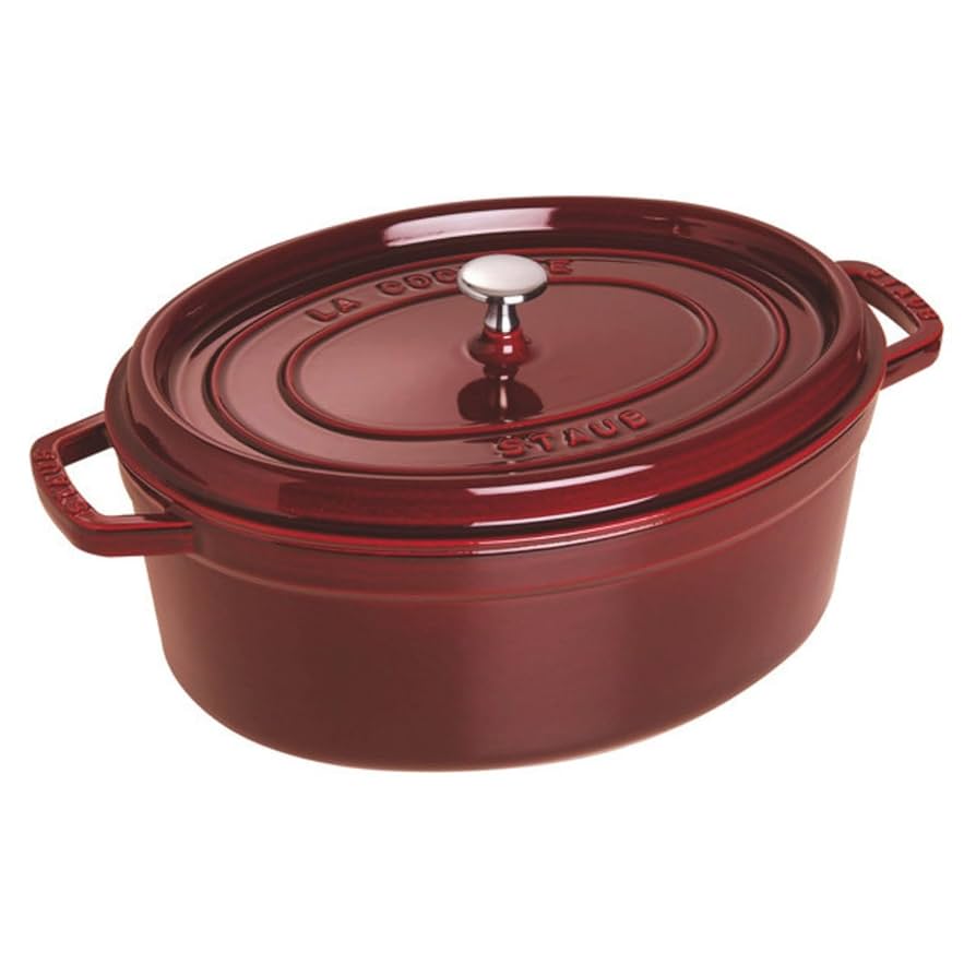 STAUB ココット オーバル 23cm グレナディンレッド Amazon.co.jp: staub ストウブ 「 ピコ ココット オーバル