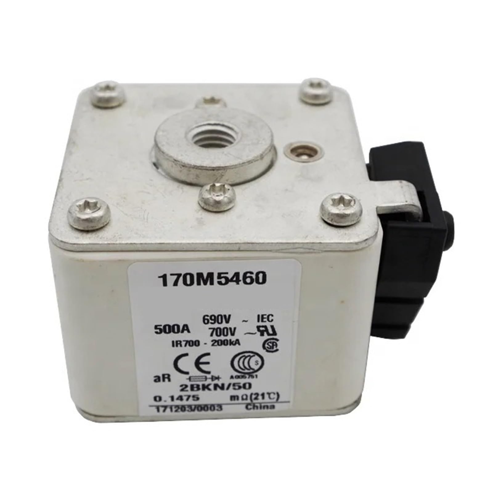 500A 690V Electronic Fuse Types Cut Out Fused Switch 170M5460 Square Fuse