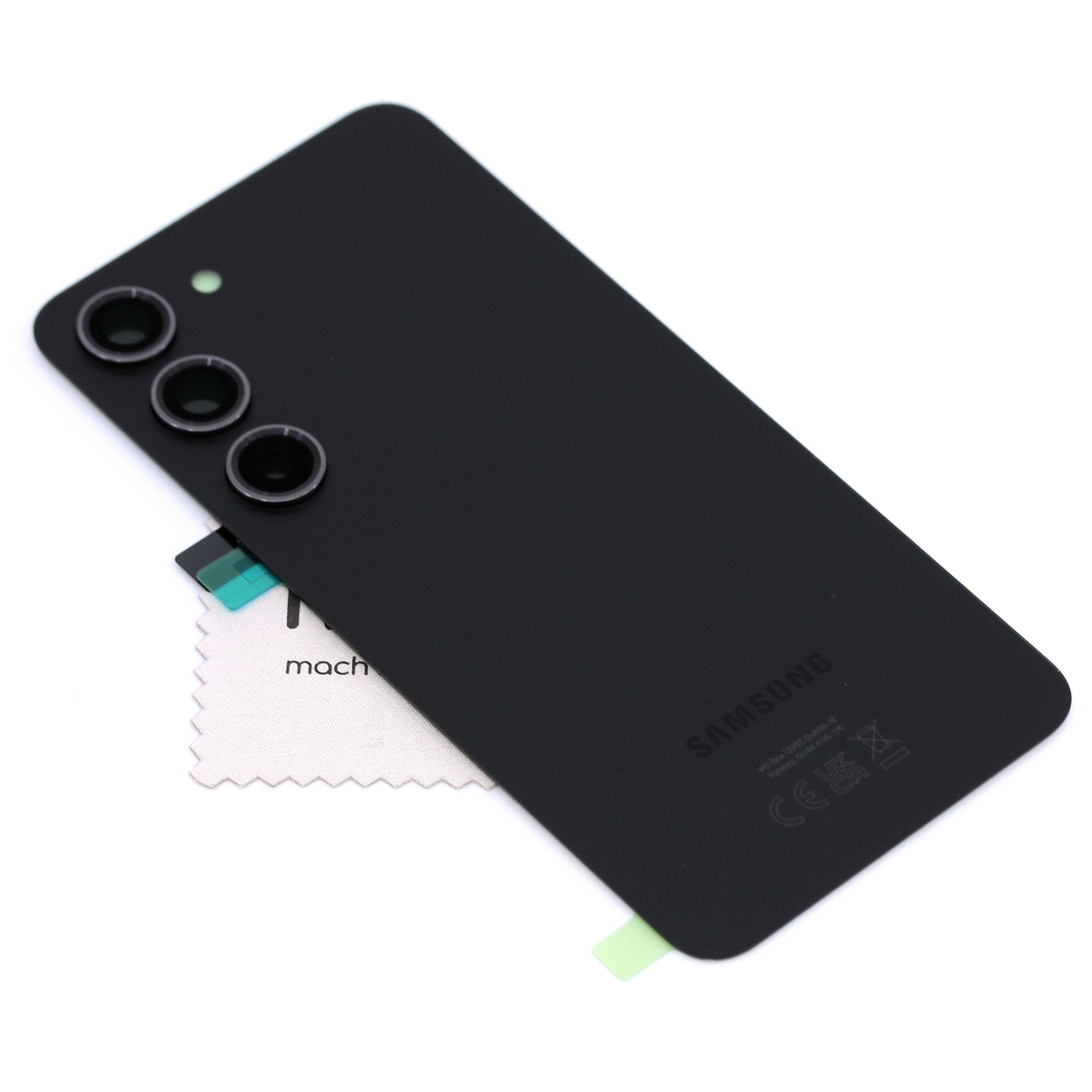 mungoo mach mal anders ...Battery Cover for Samsung Original for Samsung Galaxy S23 S911B Black Back Cover with Screen Cleaning Cloth