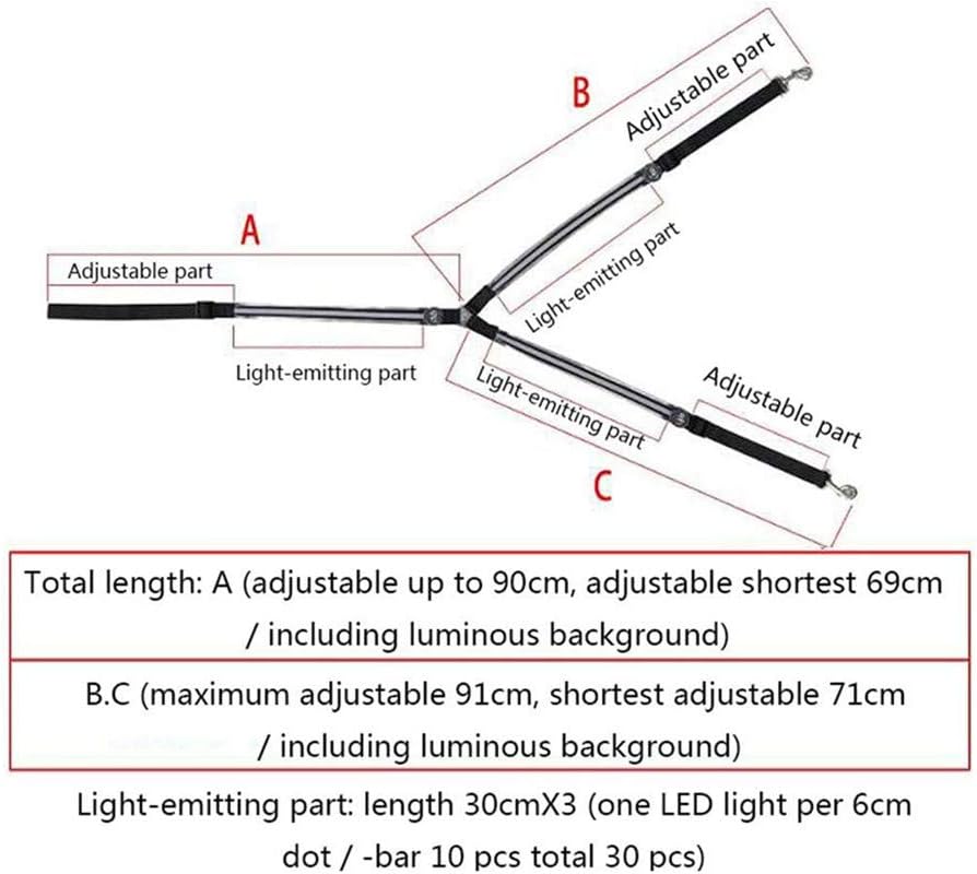 BININBOX LED Horse Breastplate Collar Equestrian Riding Bridle Halter Safety Light Horses Neck Belt Equipment Horsing Accessory Horseback (Blue) : Sports & Outdoors