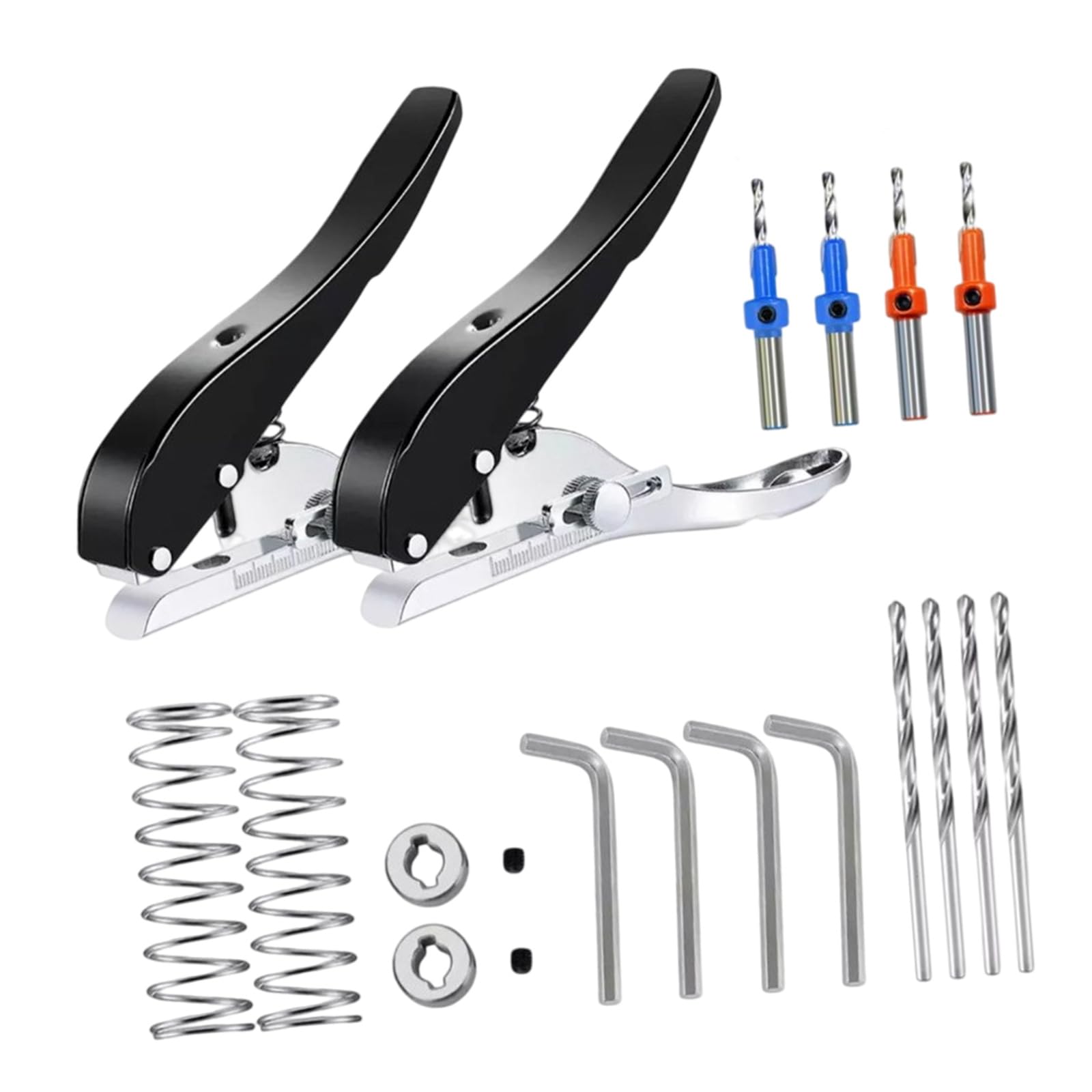 Screw Cover Hole Punching 8 / 10mm Round Punching Pliers Credit Photo Paper Card Corner Round Puncher Paper Cutter Tool Manual Hole Hit for PVC Border