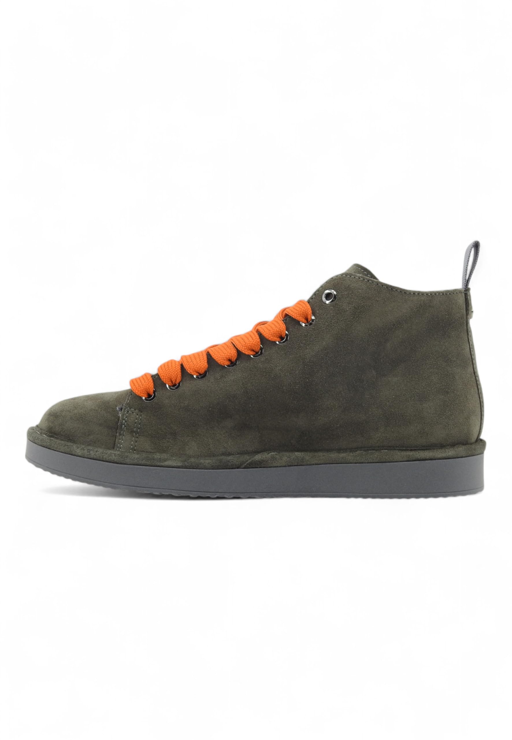PANCHIC Polaco de hombre P01 de ante gris y cordones naranjas - P01M016 00882190 - Talla